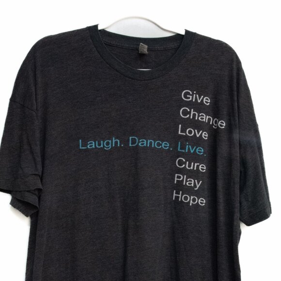 Inspirational Charcoal T-Shirt Featuring Motivational Words - Picture 4 of 8